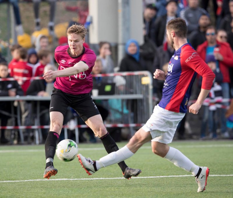 Simen Juklerød scora to mot Årvoll i onsdagens cupkamp (Foto: NTB Scanpix)