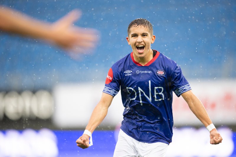Osame Sahraoui er nominert til årets unge spiller i 2020 (Foto: Annika Byrde / NTB scanpix)