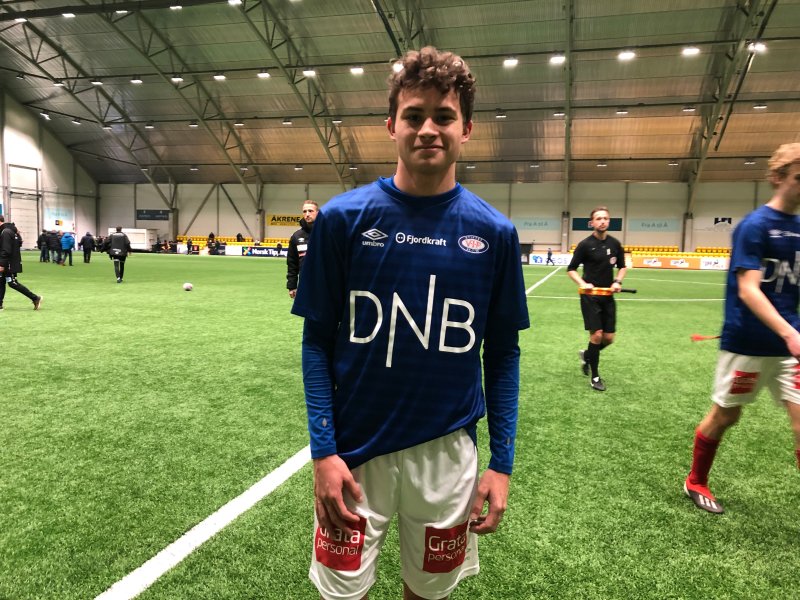 Målgarantist Sander Werni med scoring mot Ull/Kisa (Foto: VIF Media)