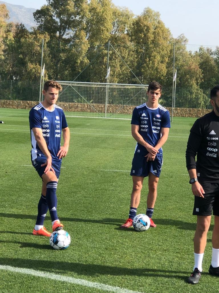 Vegar Eggen Hedenstad og Magnus Bech Riisnæs har vist gode takter på Marbella (Foto: VIF)
