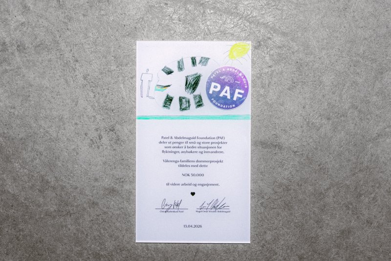 Slik ser diplomet fra Karpe ut (Foto: Michael Ray VC Angeles)