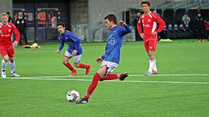 Sander Werni satte inn sitt 12. mål for sesongen (Foto: Kenneth Berger)