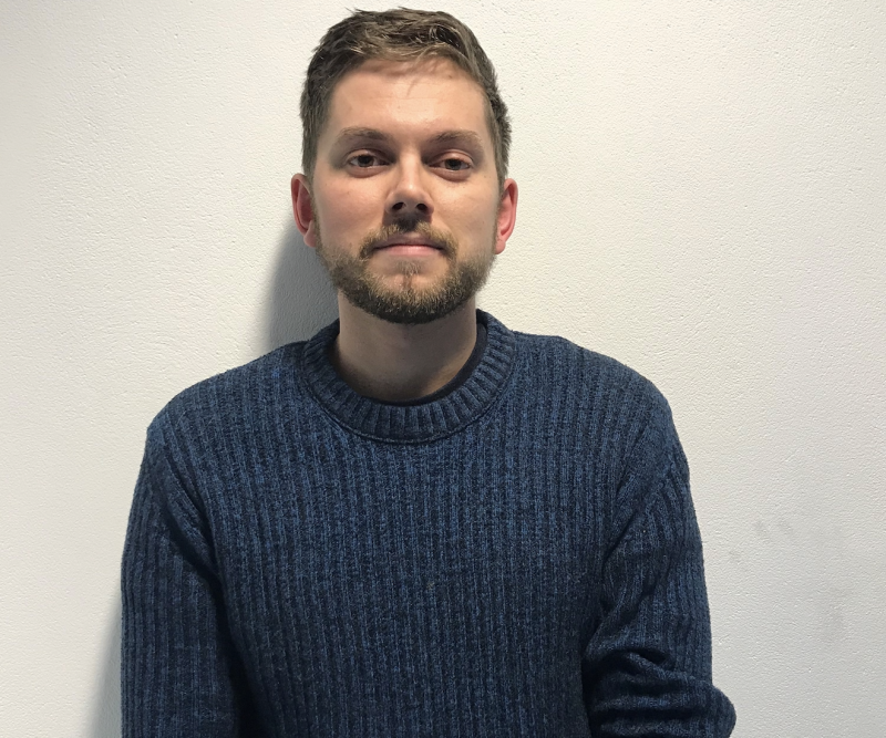Birk Jakob Slipesæter er ny supporterkoordinator sammen med Christoffer Andersen.