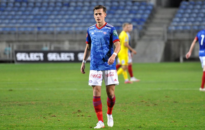 Henrik Udahl måtte gå målløs av banen mot Halmstad tirsdag kveld (Foto: Jørn H. Skjærpe)