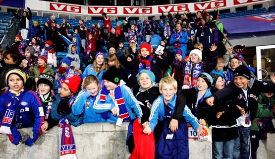 Miniklanen på Ullevaal stadion