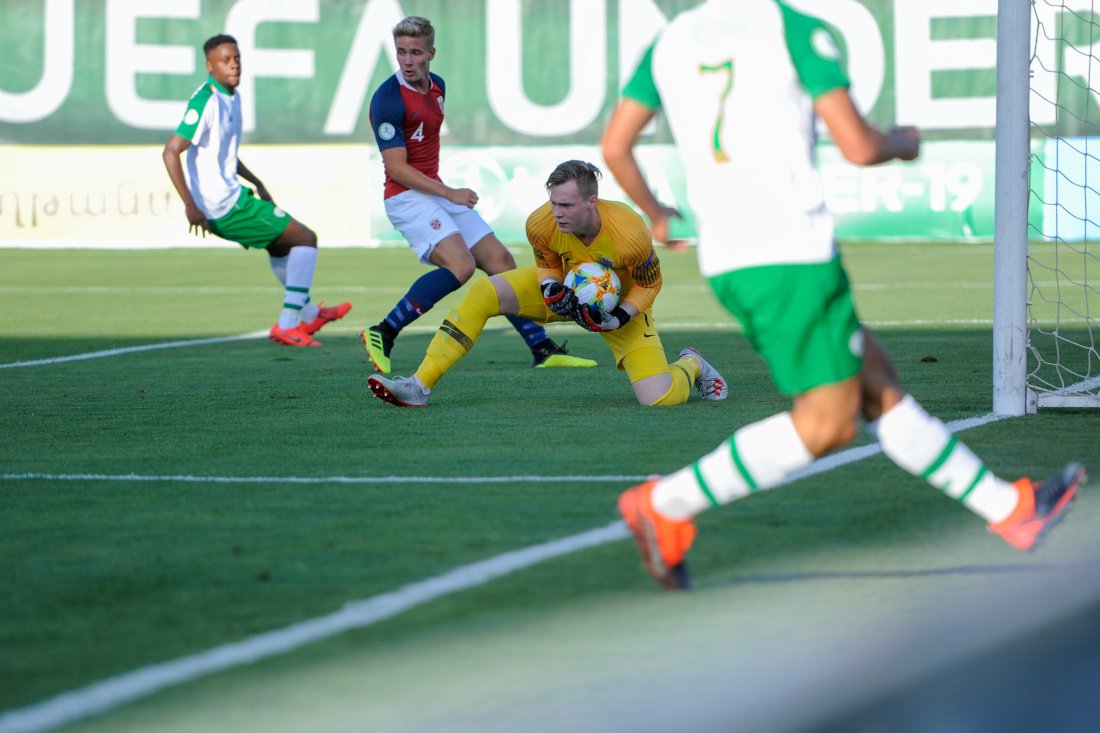 Kristoffer Klaesson Norge Irland EM_nff