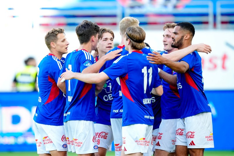 Det var mye å juble for søndag kveld (Foto: Terje Pedersen / NTB)